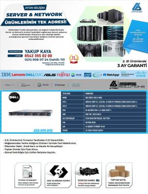 2.EL DELL R630 XEON E5-2667 V3 2X CPU 64 GB DDR4 HDD YOK 8X 2,5 BAY H730 RAID + BATTERY 2X 750W POWER - 2