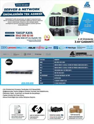 2.EL DELL R630 XEON E5-2699 V3 2X CPU 256 GB DDR4 HDD YOK H730 RAID + BATTERY 2X 750W POWER - 2