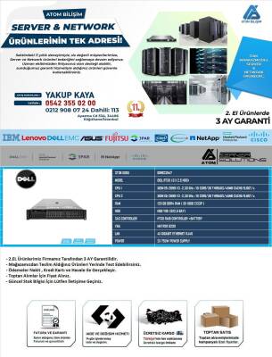 2.EL DELL R730 XEON E5-2699 V3 2X CPU 128 GB DDR4 HDD YOK H730 RAID + BATTERY 2X 750W POWER - 2