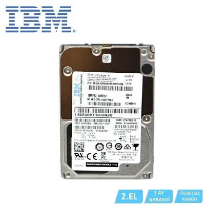 2.EL HDD SERVER 300GB IBM 15K RPM 6G 2,5 inç SAS P/N : ST300MP0015 - 1