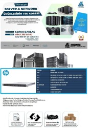 2.EL HP DL360 GEN9 XEON E5-2620 V3 2X CPU 64 GB DDR4 4X 4TB 3,5 inç SAS P440AR + BATTERY 2X 500W POWER - 2