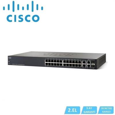 2.EL NETWORK CISCO SF300-24 24 PORT 10/100 SWITCH - 1