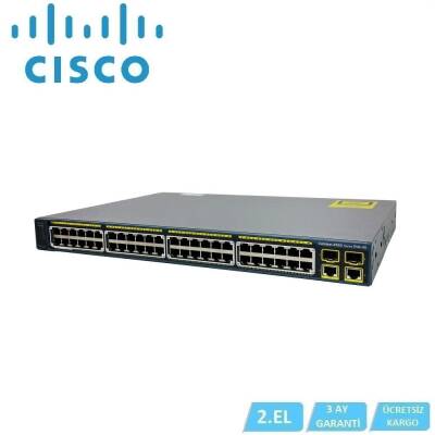 2.EL NETWORK CISCO WS-C2960-48PST-L 48 PORT 10/100 POE SWITCH - 1