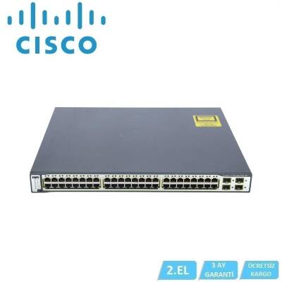 2.EL NETWORK CISCO WS-C3750-48PS-S 48 PORT 10/100 POE SWITCH - 1