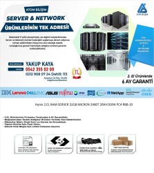 2.EL RAM SERVER 32GB HYNİX MICRON (HP BANDROLLU) 2400T 2RX4 DDR4 PC4 RBB-10 - 2