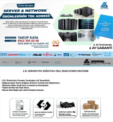 2.EL Dell R630 SERVER CPU SOĞUTUCU H1M29 HEATSİNK - 2