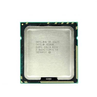 2.EL SERVER CPU X5675 3.06 GHz 6 CORE 12T 12MB CACHE LGA1366 FANSIZ TRAY - 1