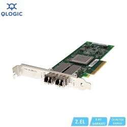 2.EL SERVER HBA QLOGIC QLE2562 DUAL PORT 8G FIBER CHANNEL PCI-E KART - 1