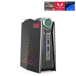 Acemagic AMR5-3 Ryzen7 5800U 16GB DDR4 512GB NVMe 23.8 inç Lenovo Win11 PRO WiFi6 Kurumsal Mini PC - 2