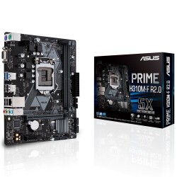 Asus Prime H310M-F R2.0 Sata Ddr4 2666MHz Usb 3.1 Vga Ses G.Lan 1151P 8.9 Gen Anakart - 1