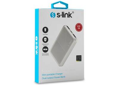 ÇEVİRİCİ S-LİNK IP-G55 5000mAh POWERBANK BEYAZ - 2