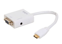 ÇEVİRİCİ S-LİNK SL-MHVS15 MINI HDMI TO VGA+AUDIO (YENİ) - 1