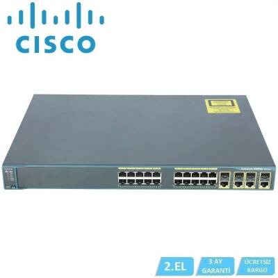 2.EL Cisco NETWORK CISCO WS-C2960G-24TC-L 24 PORT GIGABIT SWITCH - 1