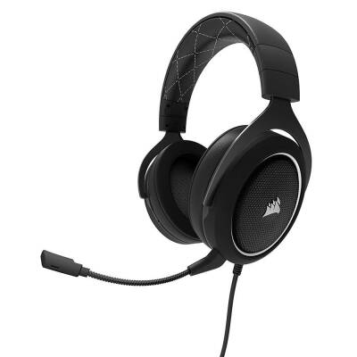 Corsair Ca-9011174-Eu Hs60 Beyaz 3.5mm Kafa Bantlı Gaming 7.1 Mikrofonlu Kulaklık - 1