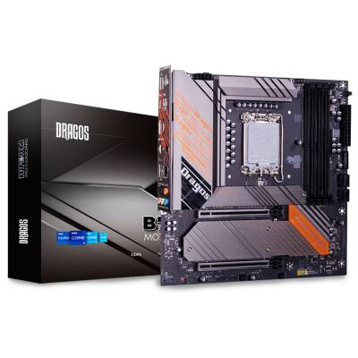 Dragos Dragmode B760M D4Pro Sata,M2 Ddr4 4000MHz Usb3.2 Type C Dp Hdmi Ses 2.5GbE Lan 1700P ATX Anakart - 3