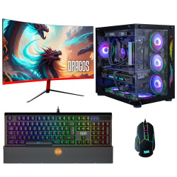 Dragos DRx6127 Ryzen 7 5700X 16GB Ram 1TB M.2 NVMe SSD 8GB RTX4060 27 İnç 165Hz Curved Monitör Oyuncu Bilgisayarı - 1