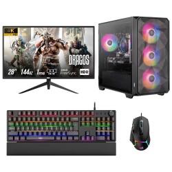 Dragos DRx6779 Ryzen 5 5600 16GB 1TB NVMe 8GB RTX4060 28 İnç 4K Monitör Oyuncu Bilgisayarı - 1