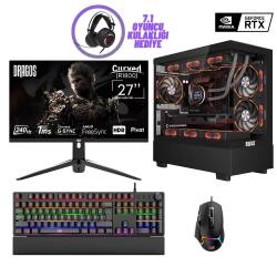 Dragos DRx7319 Ryzen 7 7800X3D 32GB DDR5 Ram 1TB NVMe 16GB RTX4060Ti 27 İnç 240Hz Curved Oyuncu Bilgisayarı - 1