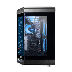 Dragos North Evo Vision LCD Ekran 7x ARGB Fan Type C ATX Mid Tower Panoramik Temperli Cam Gaming Kasa Siyah - 3