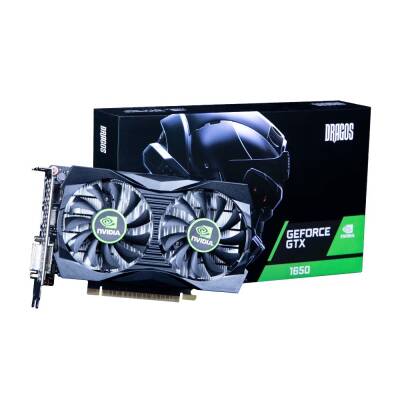 Dragos Venom Titan R GTX1650 Nvidia GDDR6 128Bit Hdmi.Display Çift Fan 4GB Ekran Kartı (BOX) - 1