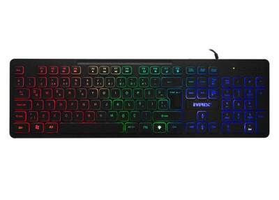 Everest KB-120 USB Kablolu Siyah Gaming Standart Q Rainbow Aydınlatma Klavye - 1