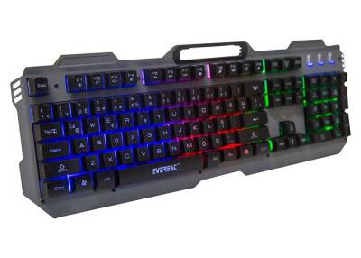 Everest KB-197 USB Kablolu Gaming Standart Q Aydınlatmalı Metal Yüzey Klavye - 4