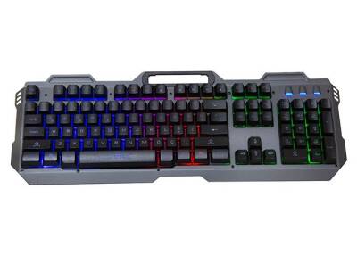 Everest KB-197 USB Kablolu Gaming Standart Q Aydınlatmalı Metal Yüzey Klavye - 5