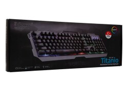 Everest KB-197 USB Kablolu Gaming Standart Q Aydınlatmalı Metal Yüzey Klavye - 6