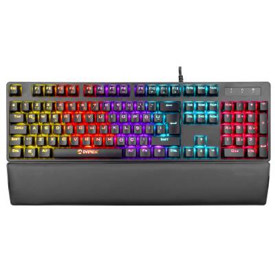 Everest KB-GX8 REDCORE USB 9 Renk Led Aydınlatmalı Gaming Bilek Destekli Red Switch Mekanik Oyuncu Klavyesi - 1