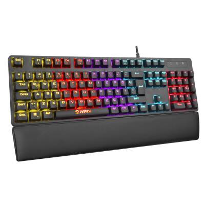 Everest KB-GX8 REDCORE USB 9 Renk Led Aydınlatmalı Gaming Bilek Destekli Red Switch Mekanik Oyuncu Klavyesi - 2