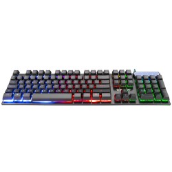 Everest KM-191 Entry USB Kablolu Siyah Gaming Standart Q Rainbow Aydınlatmalı Klavye ve Mouse Set - 2