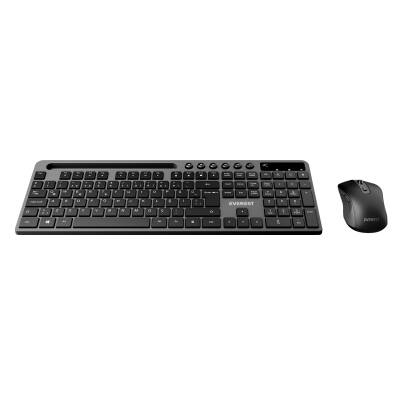 Everest KM-730 Kablosuz Siyah Multimedya Standart Q Klavye ve Mouse Set - 2