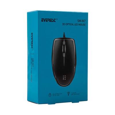 Everest SM-M7 Usb Kablolu Işıklı Optik Mouse - 4