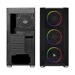 Frisby FC-9405G PANDA 4x Rainbow Fan USB 3.0 (Powersız) ATX Bilgisayar Kasası - 2