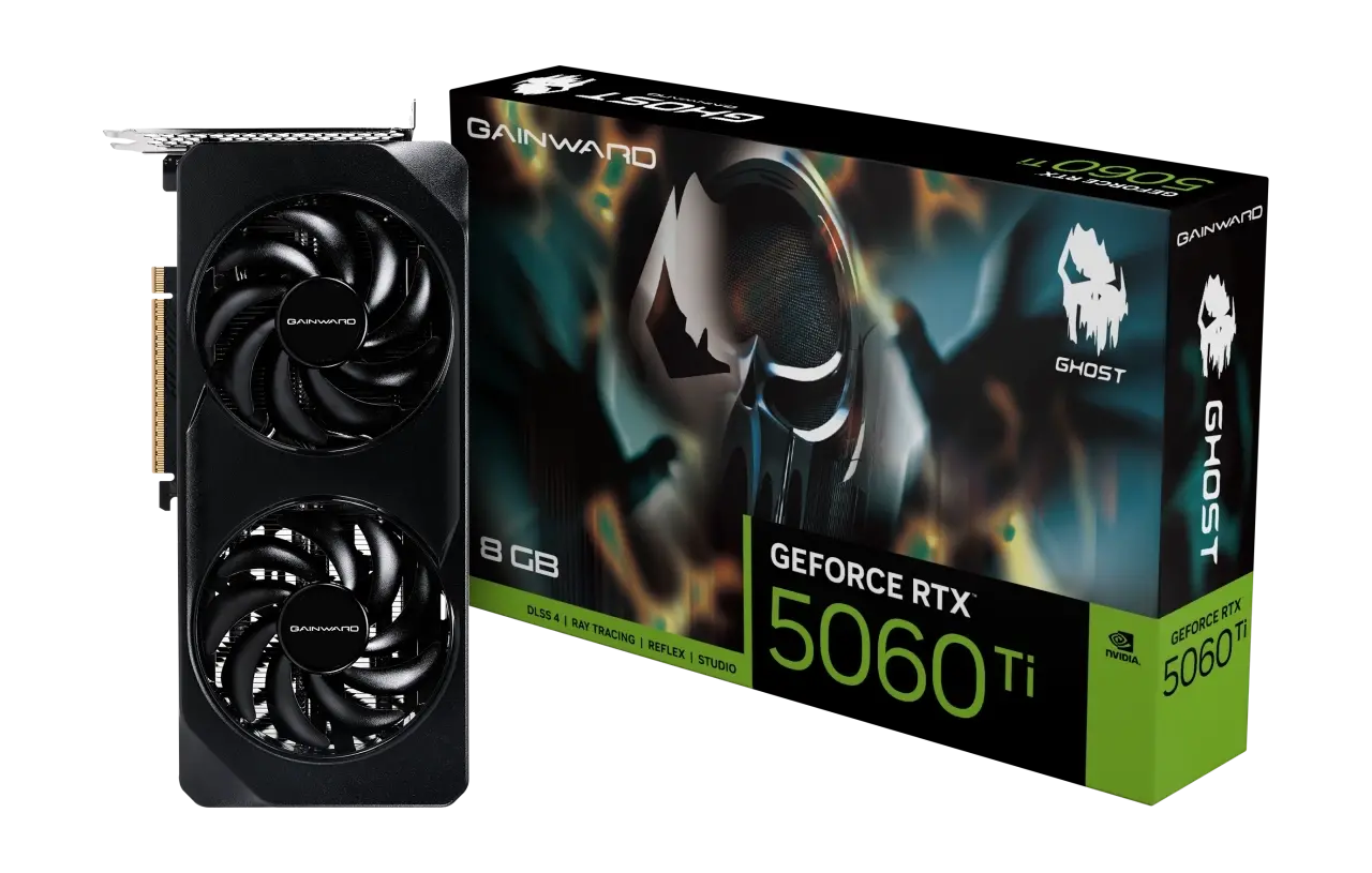 Gainward RTX 5060 Ti Ghost OC 16GB GDDR7 128Bit Ekran Kartı