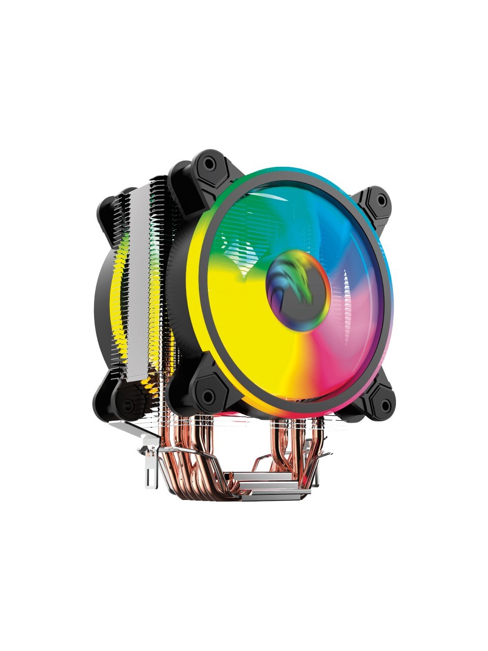 Gametech HD6.2 Pro Kule Tipi İşlemci Soğutucu - 2x12cm LED Fan