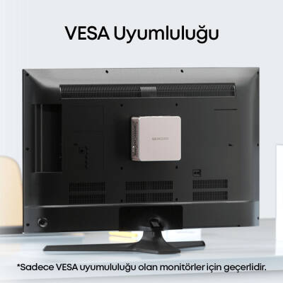 Geekom A5 Ryzen 7 5800H 32GB DDR4 512GB NVMe 23.8 inç FHD Lenovo VESA Monitör Win11 PRO Kurumsal Mini PC - 2