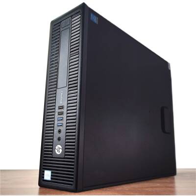 2.EL Hp Elitedesk 800 G1 i5 4570 4.Gen 16Gb Ddr3 256Gb SSD Radeon RX 550 4GB Masaüstü Bilgisayar 2.El - 1