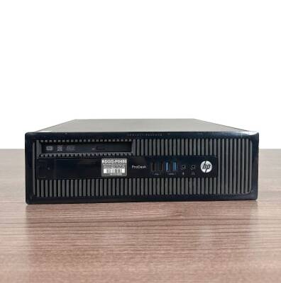 2.EL Hp ProDesk 400 G1 i5 4570 4.Gen 8Gb Ddr3 128Gb SSD O/B Vga Masaüstü Bilgisayar(Yatay 2.El) - 1