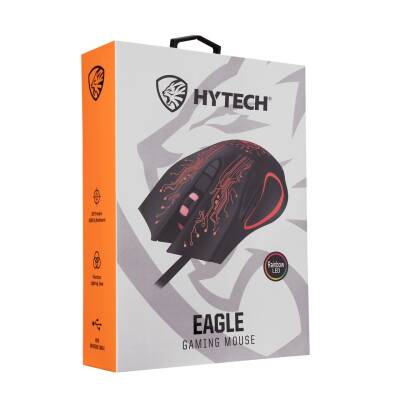 Hytech HY-X8 Eagle 3200Dpi Usb Kablolu Siyah Gaming Optik Mouse - 1