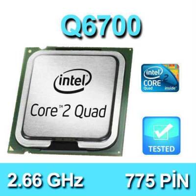 Intel Core 2 Quad Q6700 2.66Ghz 8Mb 4 Çekirdek 775P Fansız Tray İşlemci - 1