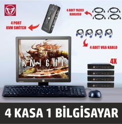 Knight Online 4'LÜ SET Hp EliteDesk 600 G2 i5 6500T 8Gb Ddr4 Ram 256GB M2 SSD MİNİ PC FARM VE PAZAR PAKETİ - 1