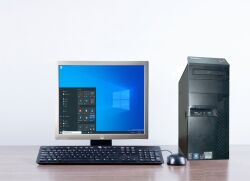 Lenovo ThinkCentre M83 i7 4770 4.Gen 16Gb Ddr3 256Gb SSD O/B Vga Masaüstü Bilgisayar(Dikey 2.El) 19