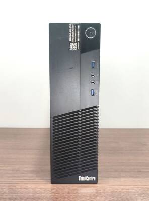 2.EL Lenovo ThinkCentre M93p i5 4570 16Gb Ddr3 128Gb SSD O/B Vga Masaüstü Bilgisayar(Yatay 2.El) 19 MONİTÖR - 2