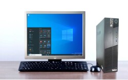 2.EL Lenovo ThinkCentre M93p i5 4570 16Gb Ddr3 128Gb SSD O/B Vga Masaüstü Bilgisayar(Yatay 2.El) 19 MONİTÖR - 1