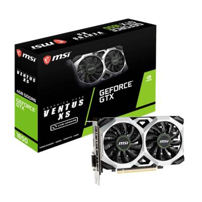 MSI GEFORCE GTX 1650 VENTUS XS 4G OC Nvidia GDDR5 128Bit Dvi.Hdmi.Display Çift Fan 4GB Ekran Kartı - 2