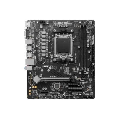 MSI PRO A620M-E Sata,M2 DDR5 6800MHz Usb 3.2 Vga Hdmi Ses G.Lan AM5 mATX Anakart - 2