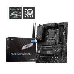 MSI PRO B760-P Wi-Fi Sata,M2 Ddr4 5333Mhz Usb 3.2 Dp Hdmi Ses 2.5Gbit Lan + Wifi + Bt 1700P ATX Anakart - 1