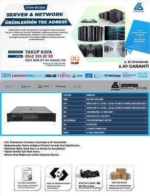 R730 E5-2697V4 2XCPU 4x32gb 2400t 128 gb ram HDD YOK H730 RAID + BATTERY 2X 750W POWER - 2