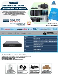 R730 XEON E5-2699C V4 2XCPU 8X32GB 2400T 256GB DDR4 HDD Yok 8x 2.5